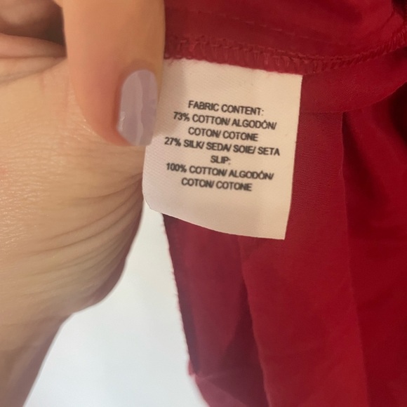 Derek Lam 10 Crosby Lane boho mini dress red tassels size 8 - Picture 11 of 11